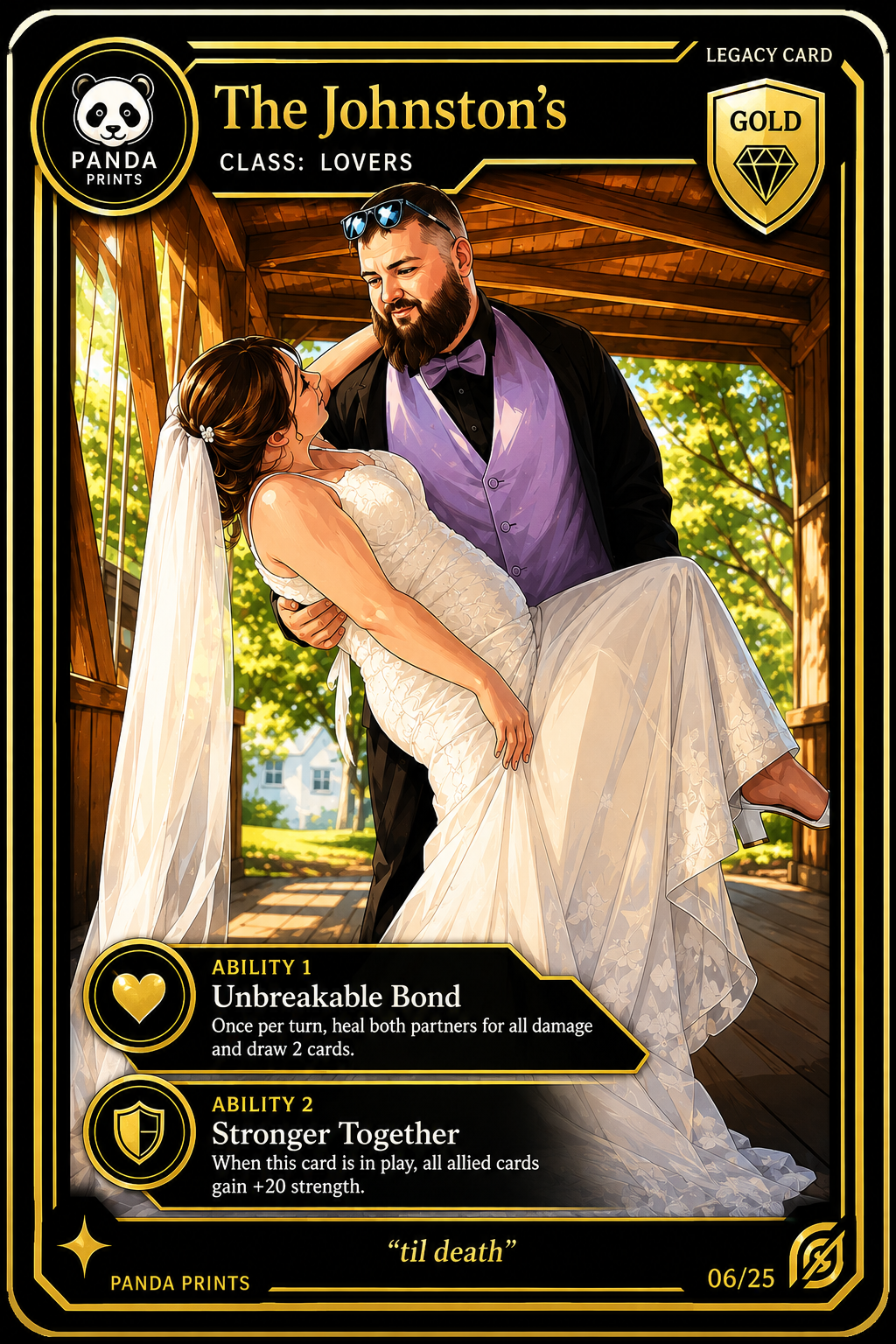 Custom Person Signature Card
