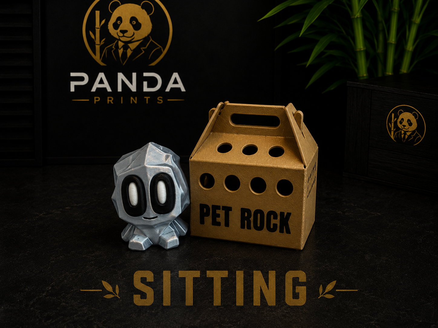 Blob Rocks 3D Printed Pet Rock Collectible