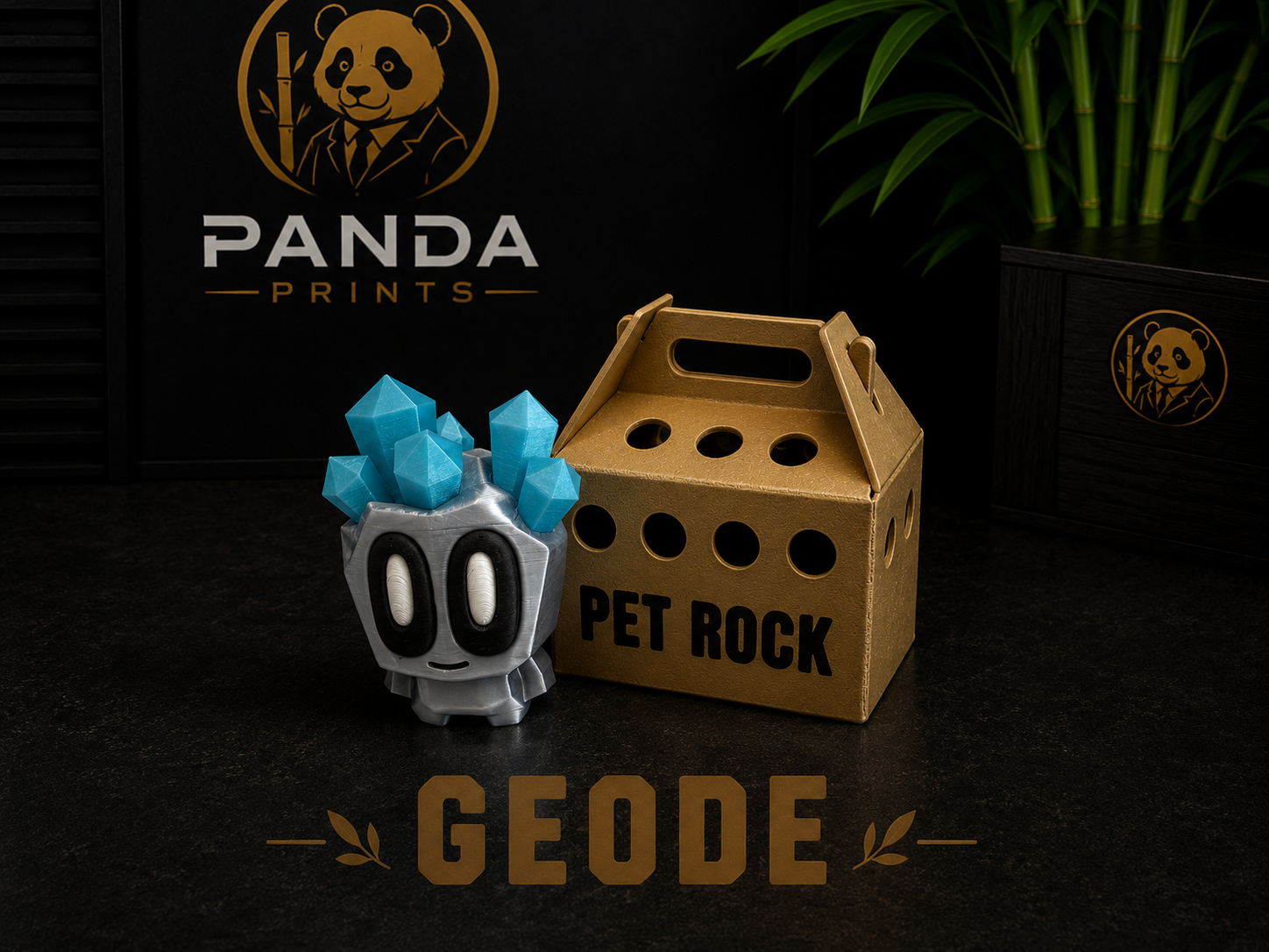 Blob Rocks 3D Printed Pet Rock Collectible